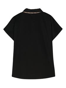 Herno cotton polo shirt - Zwart