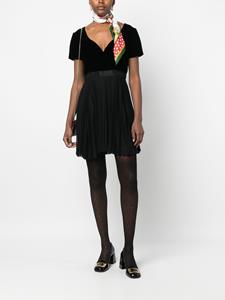 Gucci Geplooide mini-jurk - Zwart