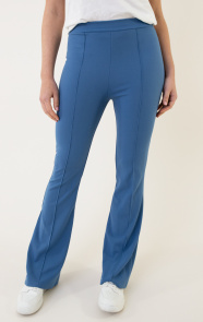 The Musthaves Detailed Flared Broek Jeans Blue
