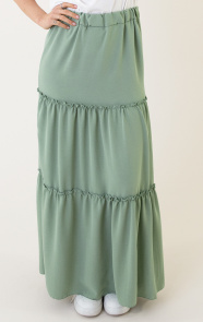 The Musthaves Maxi Rok Ruffle Mint