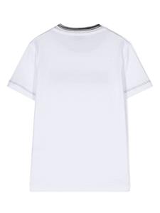 Missoni Kids logo-appliqué cotton T-shirt - Wit