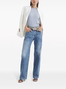 Brunello Cucinelli High waist straight jeans - Blauw