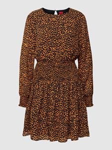 HUGO Knielange jurk met smokdetails, model 'Kolinis'