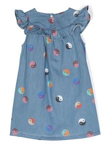 Molo Geribbelde jurk - Blauw