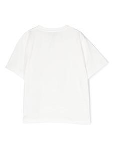 Moschino Kids T-shirt met teddybeerprint - Wit