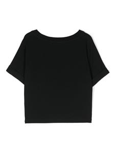 Moschino Kids T-shirt met teddybeerprint - Zwart