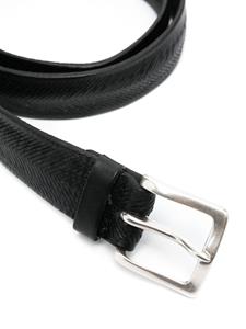 Orciani Masculine leather belt - Zwart