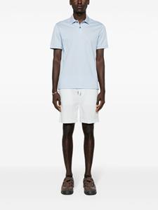 BOSS Bermuda shorts met trekkoord - Blauw