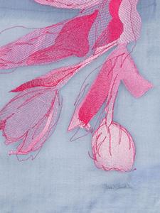 Paul Smith Sjaal met geborduurde bloemen - 42