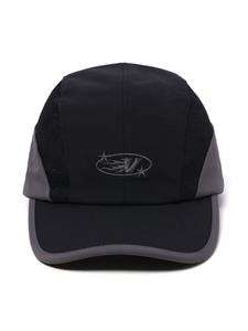 FIVE CM embroidered panelled baseball cap - Zwart