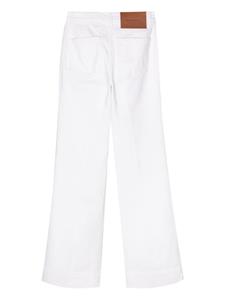 Victoria Beckham Alina high-rise flared jeans - Wit