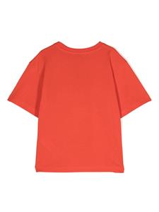 Kenzo Kids Katoenen T-shirt met olifantprint - Rood