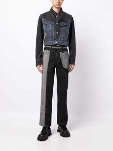 Feng Chen Wang Gelaagde jeans - Zwart