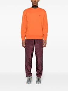C.P. Company Katoenen sweater met geborduurd logo - Oranje