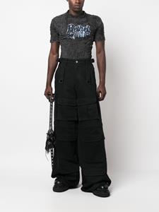 VETEMENTS Jeans met afneembare pijpen - Zwart