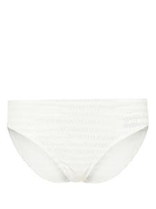 Emporio Armani logo-jacquard mesh briefs (pack of two) - Wit
