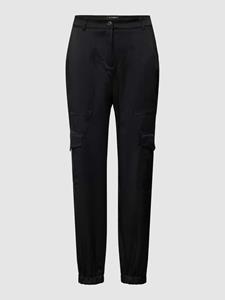 CAMBIO Slim fit cargobroek met siernaden, model 'KARO'