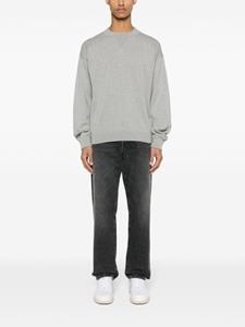 HUGO logo-embroidered cotton jumper - Grijs