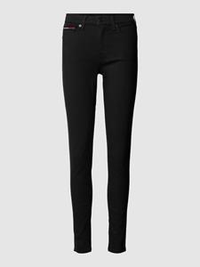 Tommy Jeans Mid rise skinny fit jeans met labelpatch, model 'NORA'