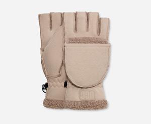 Ugg Omklapwant van gebonden fleece in Brown  Polyester/Katoen/Fleece