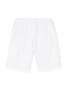 Moschino Kids Shorts van katoenmix - Wit
