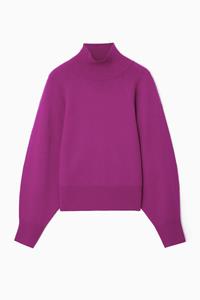 COS Pullover Aus Merinowolle Mit Fledermausärmeln