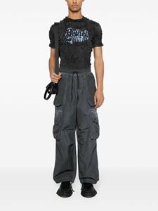 A Paper Kid tapered cargo trousers - Zwart