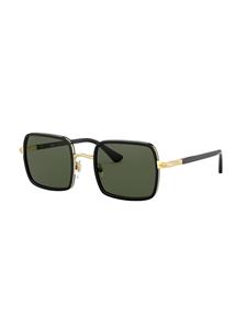 Persol Zonnebril met oversized montuur - Zwart