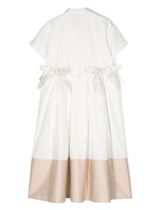 Mi Mi Sol bow-detail maxi dress - Beige