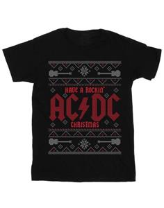 Pertemba FR - Apparel ACDC-meisjes hebben een Rockin katoenen kerst-T-shirt