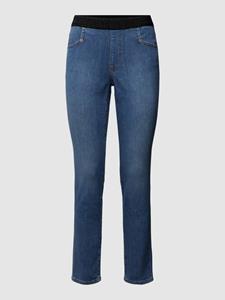 Marc Cain Slim fit jeans met labeldetails