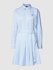 Polo Ralph Lauren Baumwoll-Hemdkleid mit Bahnen - Multi - UK 6