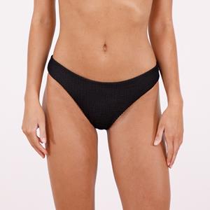 Neo Noir Lingerie Beige Crepe Bikini Slip, Kleur: Zwart