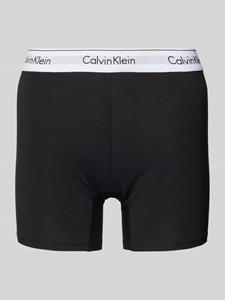 Calvin Klein Modern Logo-Print Stretch-Jersey Boxer Shorts - M