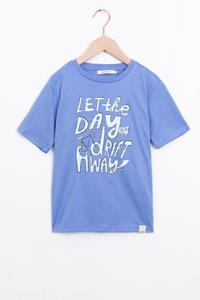 Sissy-Boy Blauw Oversized T-shirt Met Print