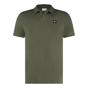 Blue Industry Luxe basic v-hals polo