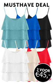 The Musthaves Musthave Deal Spaghetti Ruffle Tops