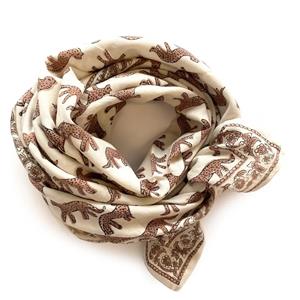 APACHES COLLECTIONS Grote Foulard LATIKA Bengale Latte