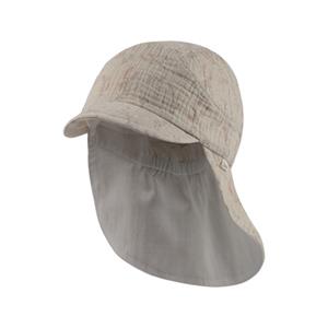 Sterntaler Peaked cap met nekbescherming gras beige