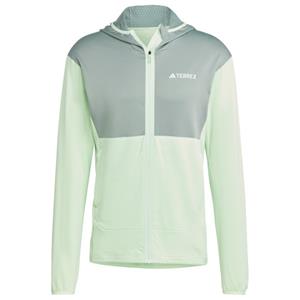 Adidas Terrex  Terrex Xperior Light Fleece Hooded Jacket - Fleecevest, groen