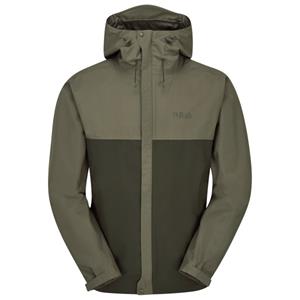 Rab  Downpour Eco Jacket - Regenjas, olijfgroen