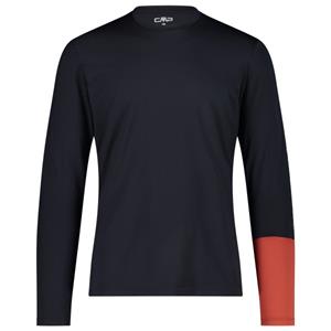 CMP  Longsleeve Polyamid T-Shirt - Sportshirt, zwart/blauw