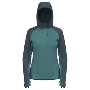 Odlo  Women's Ascent Mid Layer Hoody Full Zip - Fleecevest, turkoois/blauw