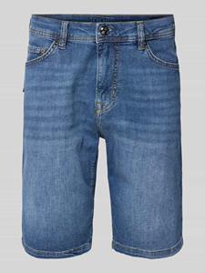 JOOP! Collection Regular fit korte jeans met siernaden, model 'Fortress'