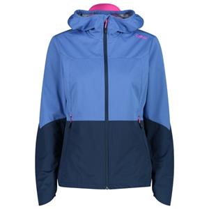 CMP  Women's Extralight Softshell Jacket w/ Fix Hood - Softshelljack, blauw