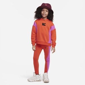 Nike Air French Terry Pullover and Leggings Set Kleuterset - Rood