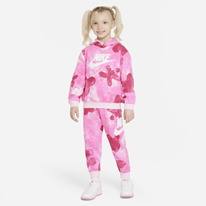 Nike Sci-Dye Club Fleece Set tweedelige hoodieset voor kleuters - Roze