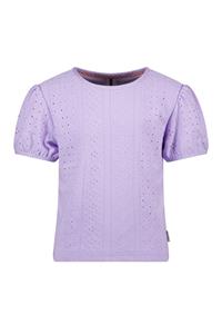 B.Nosy Meisjes t-shirt - Mila - Lt Lavender