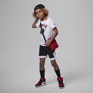 Jordan Hoop Styles tweedelige shortsset voor kleuters - Zwart