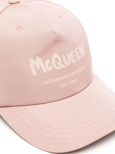 Alexander McQueen Pet met logoprint - Roze